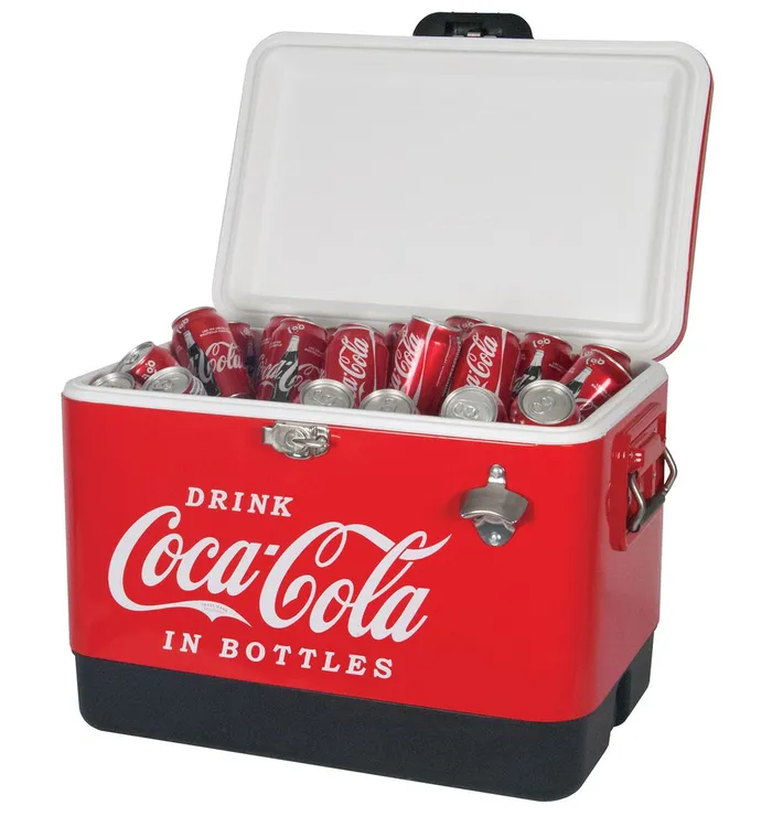 Coca-Cola Metal Ice Chest 54Q