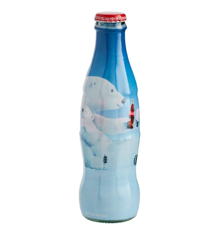 Coca-Cola Polar Bear Sharing Full Wrap Collectible Bottle