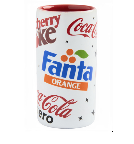 Coca-Cola Shot Ceramic Glass