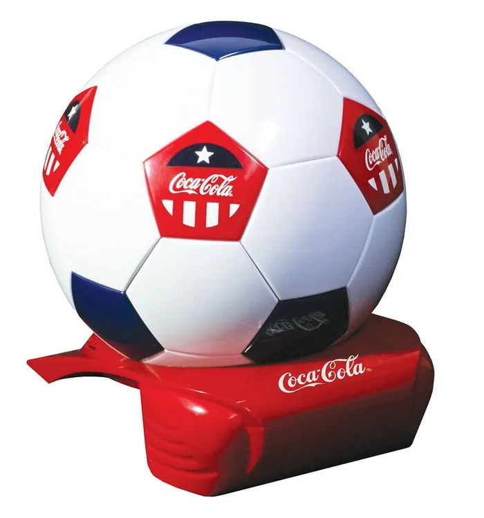 Coca-Cola Soccer Ball Mini Fridge