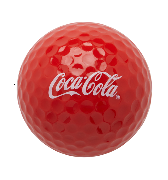 Coca-Cola Golf Ball Red