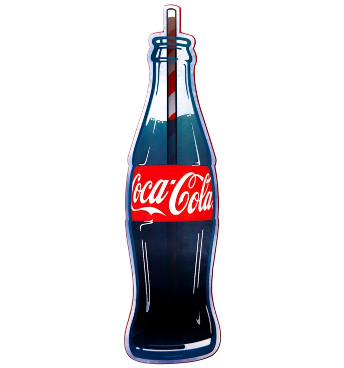 Coca-Cola Lenticular Coke Bottle Sign