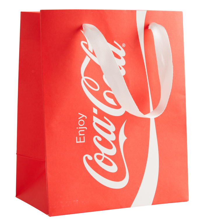 Coca-Cola Large Red Gift Bag