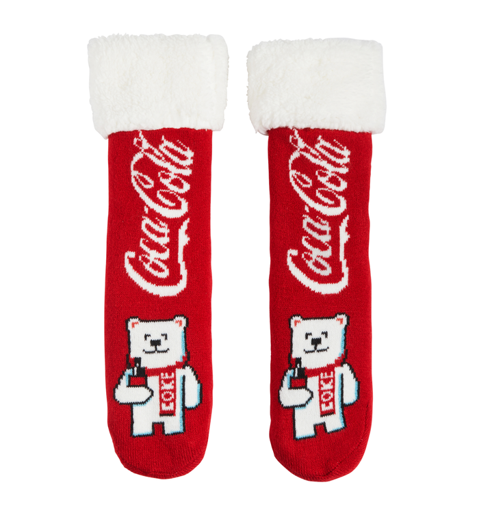 Coca-Cola Polar Bear Cozy Socks