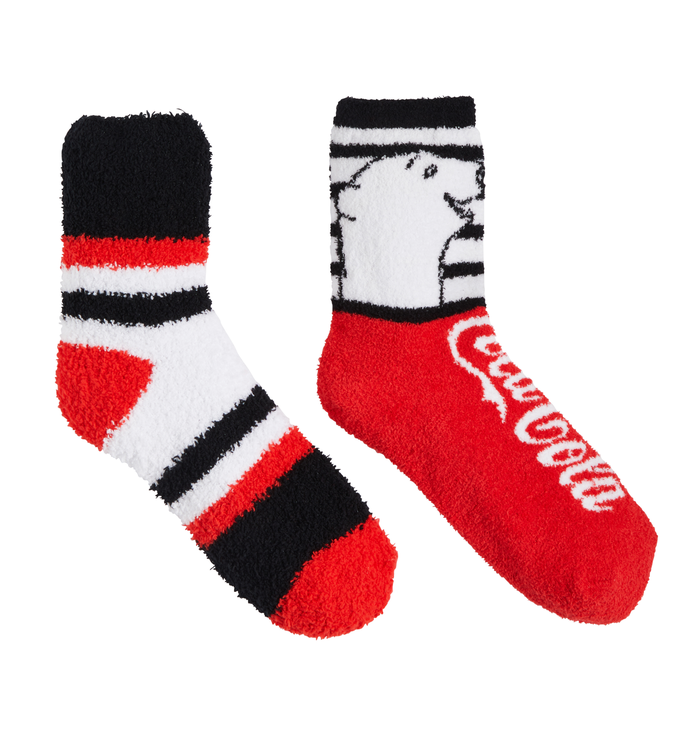 Coca-Cola 2pk Cozy Socks