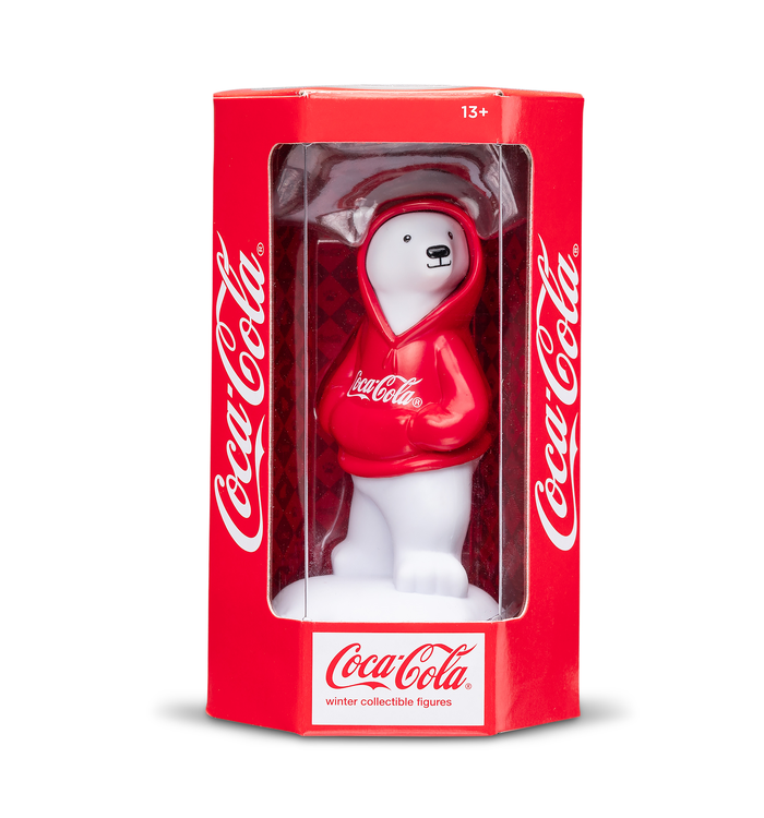 Coca-Cola Polar Bear Hoodie Figurine