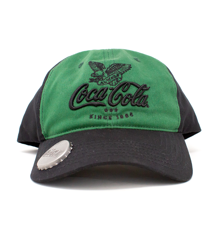 Coca-Cola Script 2 Tone Baseball Cap W/Opener