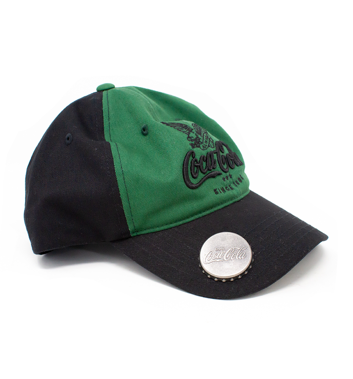 1145-Coca-Cola-Script-2-Tone-Baseball-Cap-W-Opener-3.webp Coca-Cola Script 2 Tone Baseball Cap W/Opener