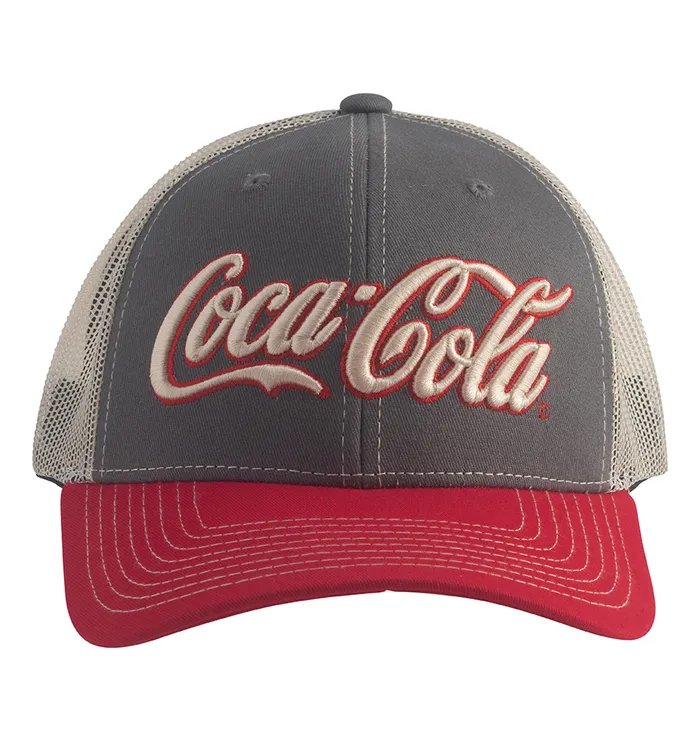 Coca-Cola Logo Trucker Baseball Cap