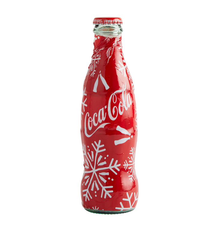 Coca-Cola Holiday Full Wrap Collectible Bottle