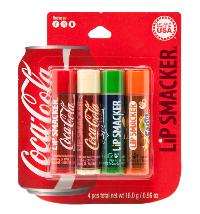 Coca-Cola Multi Brands Lip Balm Quad Pack