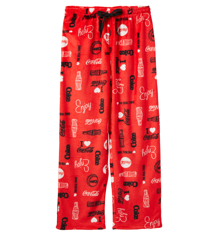 Coca-Cola Love Minky Women's Pants