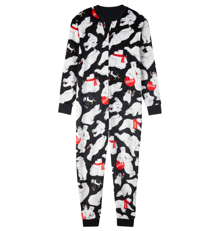 Coca-Cola Polar Bear All Over Print Unisex Onesie