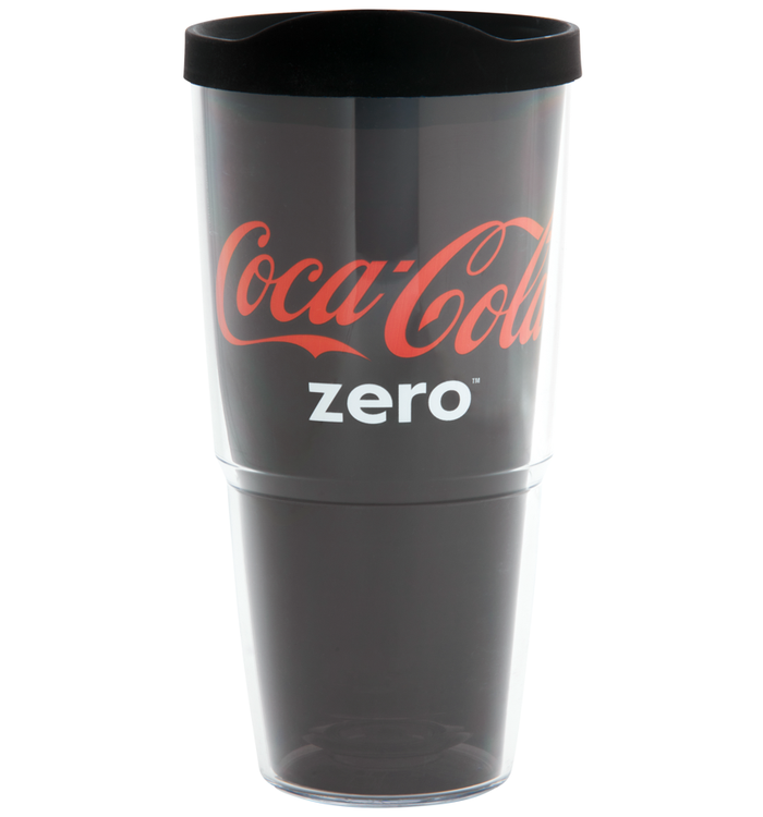 Coke Zero Acrylic Tervis Tumbler 24oz.