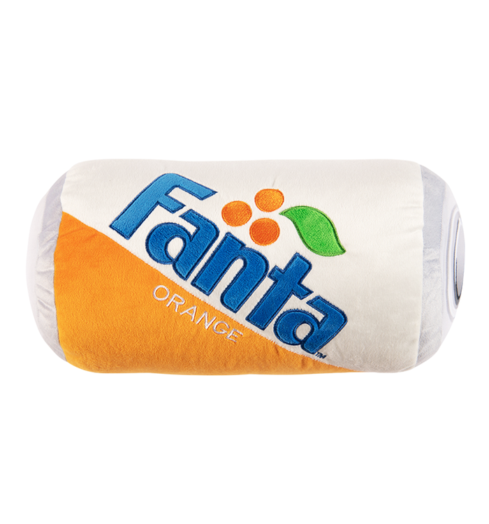 Orange Fanta Can Pillow