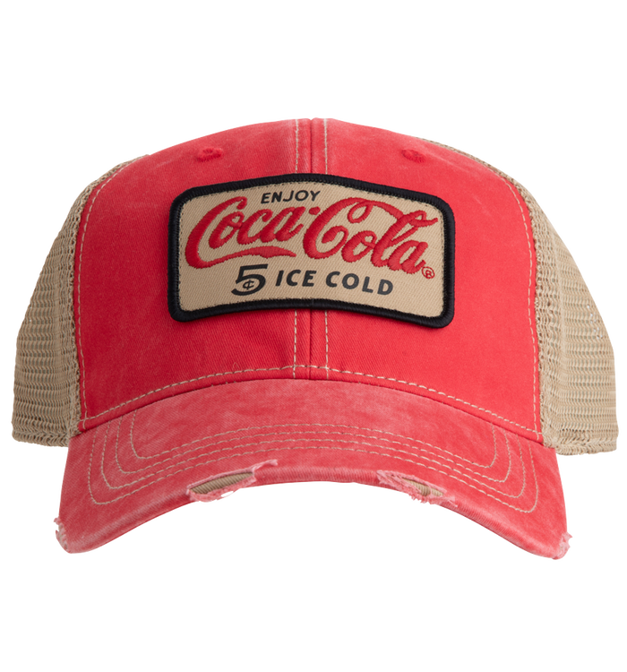 Coca-Cola 5 Cent Ice Cold Patch Baseball Cap