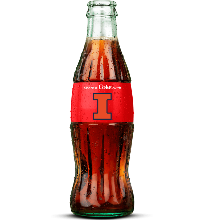 University of Illinois Coca-Cola Bottle