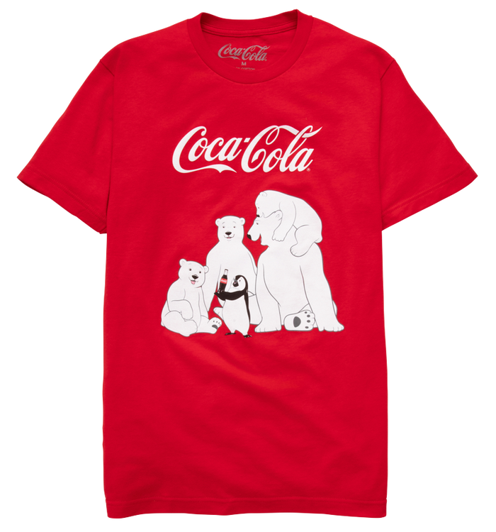 Coca-Cola Polar Bear Family Unisex Tee