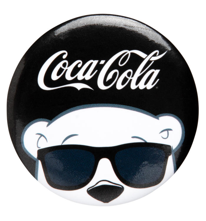 Coca-Cola Polar Bear Shades Button