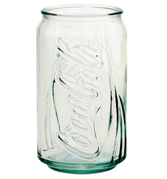 Coca-Cola Can Shaped Recycled Glass 12oz