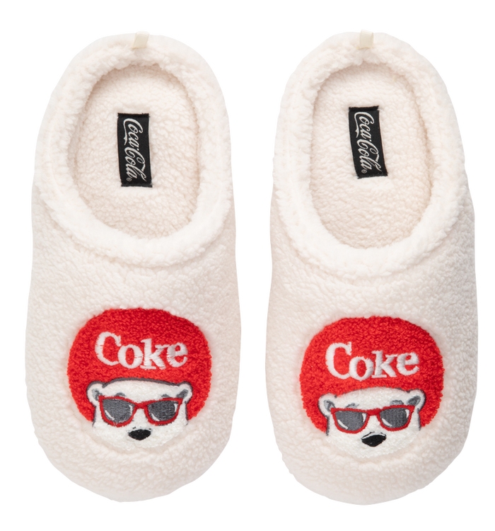 Coca-Cola Polar Bear Women's Sherpa Slippers