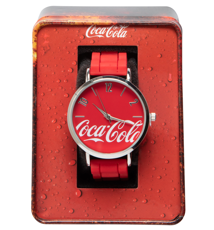 Coca-Cola Red Script Watch