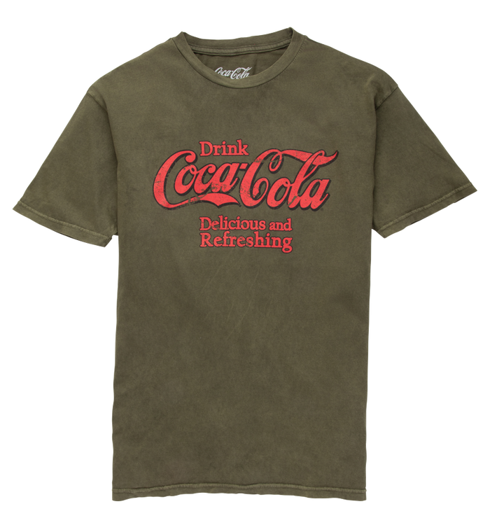 Coca-Cola D&R Vintage Olive Unisex Tee