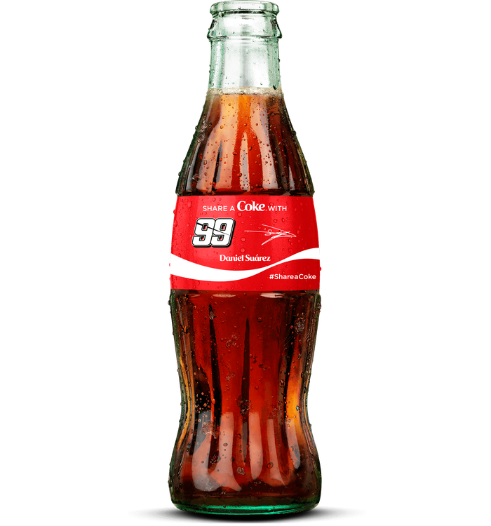 Daniel Suarez NASCAR Coca-Cola Bottle