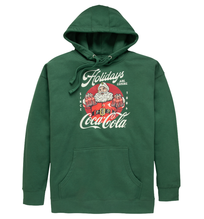 Coca-Cola Santa Bottles Unisex Hoodie