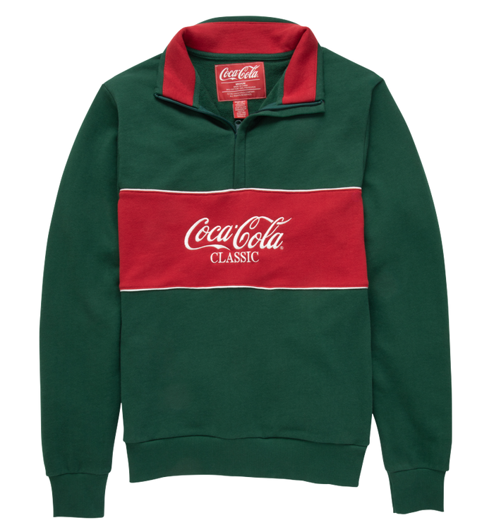 Coca-Cola Crafted Sport 1/4 Zip Unisex Fleece