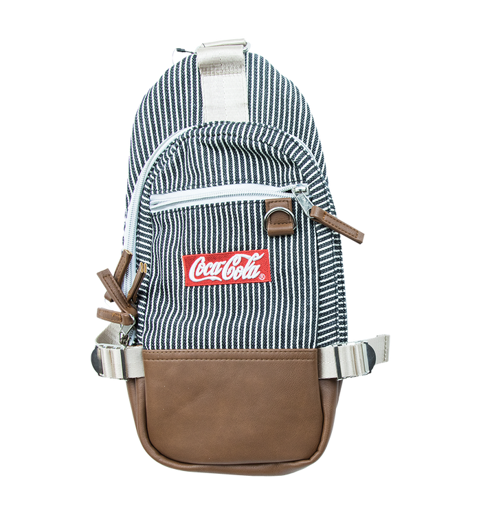 Coca-Cola Cross Body Striped Mini Backpack