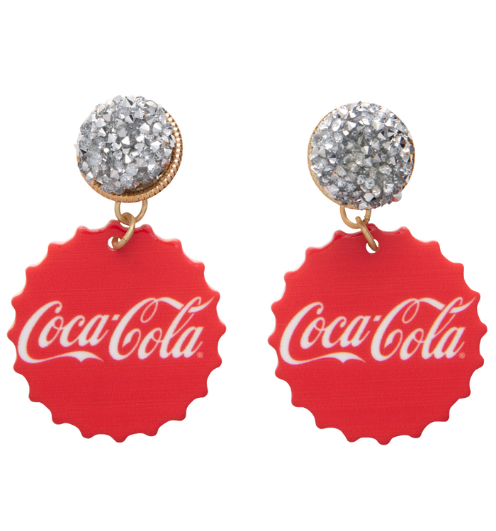 Coca-Cola Bottlecap Earrings