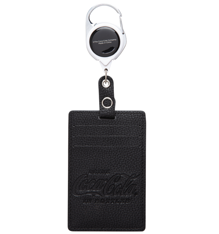 Coca-Cola Script Embossed Badge Holder