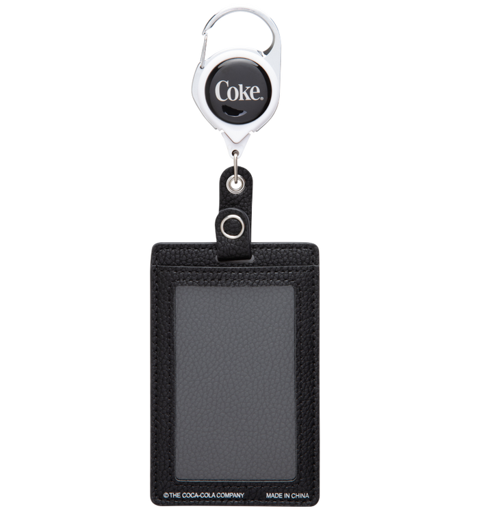 Coca-Cola Script Embossed Badge Holder