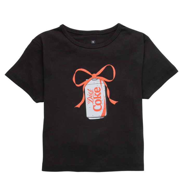 Diet Coke Junior Women's Crop Tee