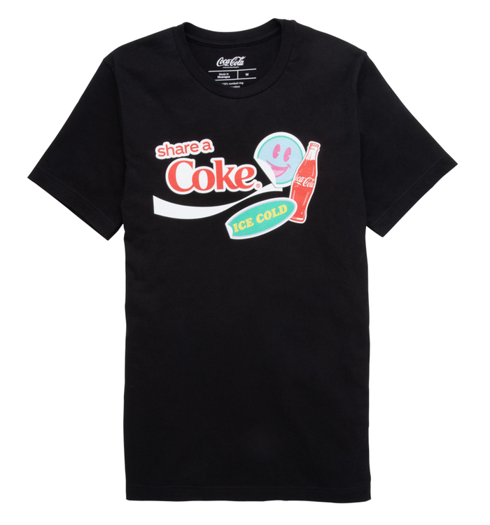 Share a Coke Unisex Tee Black