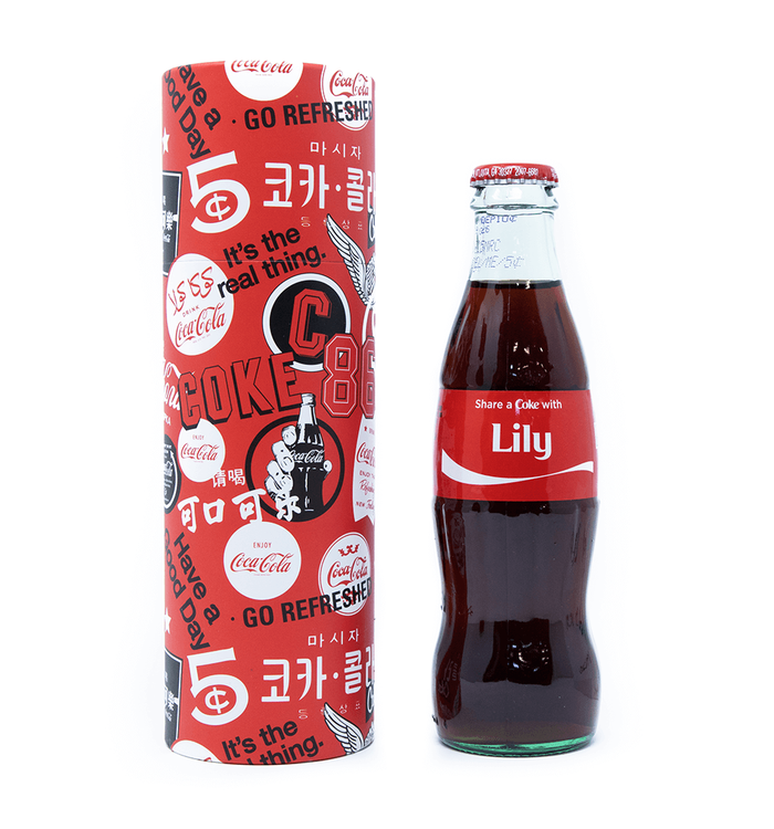 Coca-Cola World Languages Bottle Gift Tube