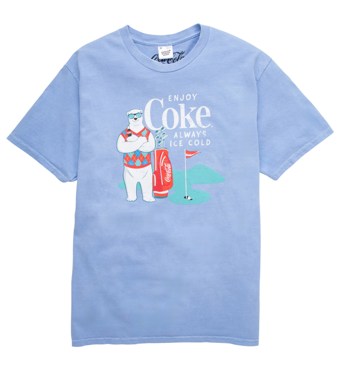 Coca-Cola Polar Bear Golf Unisex Tee