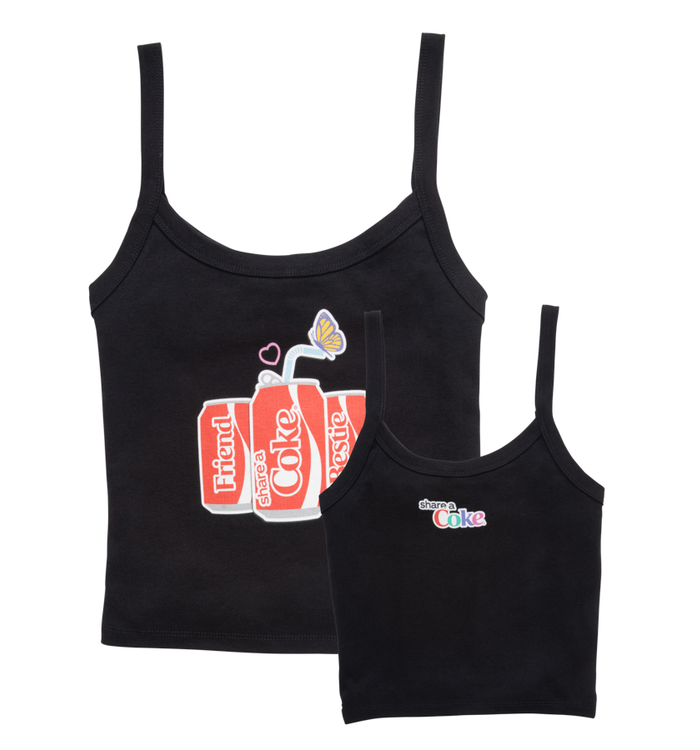 Share a Coke Junior Women's Crop Tank