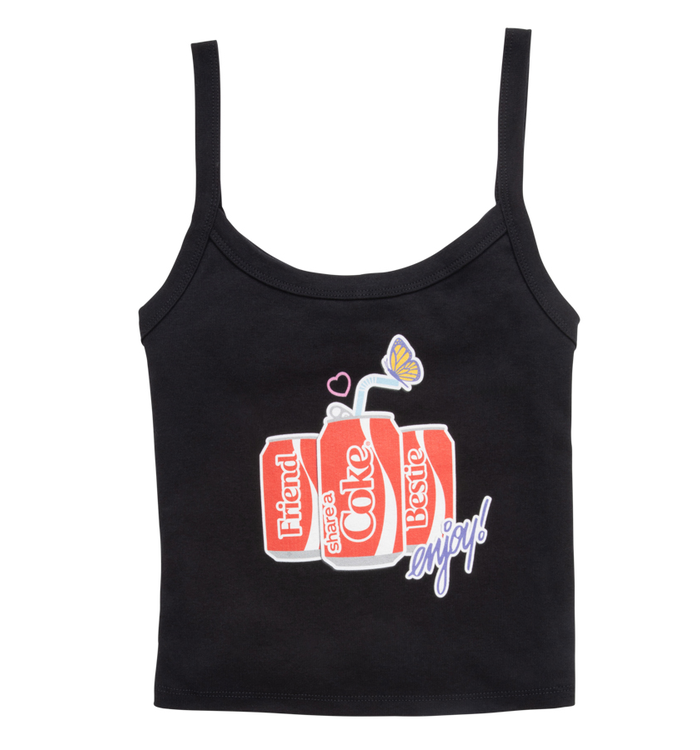 Share a Coke Junior Women's Crop Tank