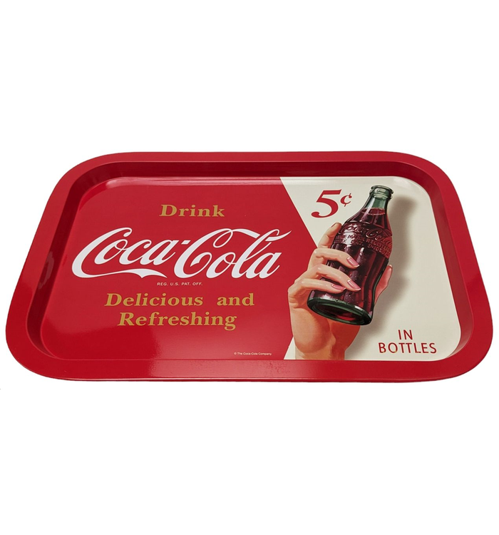 Coca-Cola Galvanized Tin Serving Tray