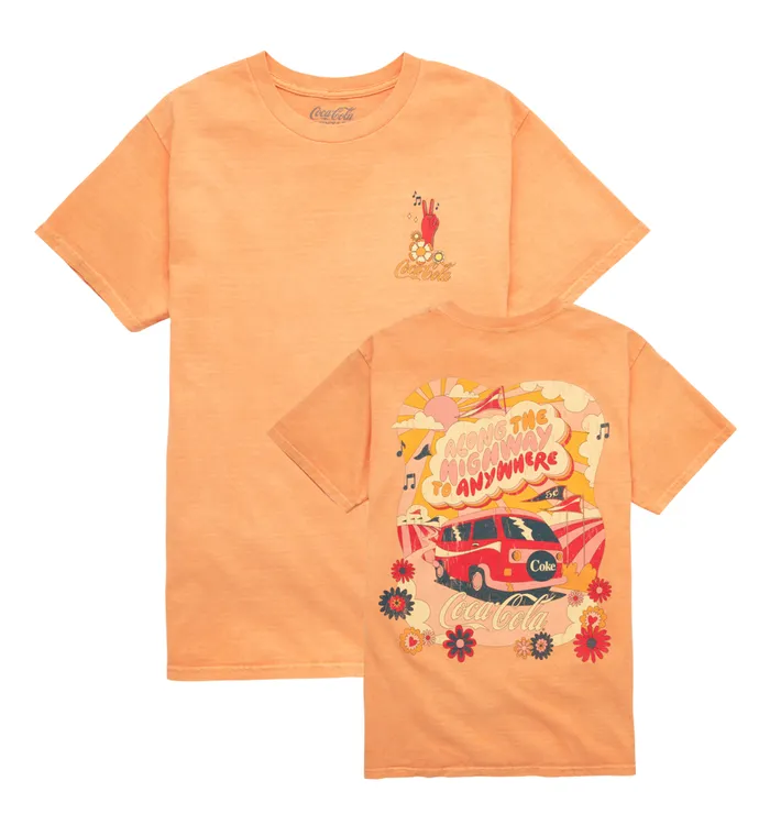 Coca-Cola Mixtape Highway Van Unisex Tee