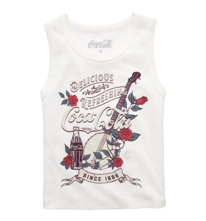 Coca-Cola Rock Bottle Jr Muscle Tank