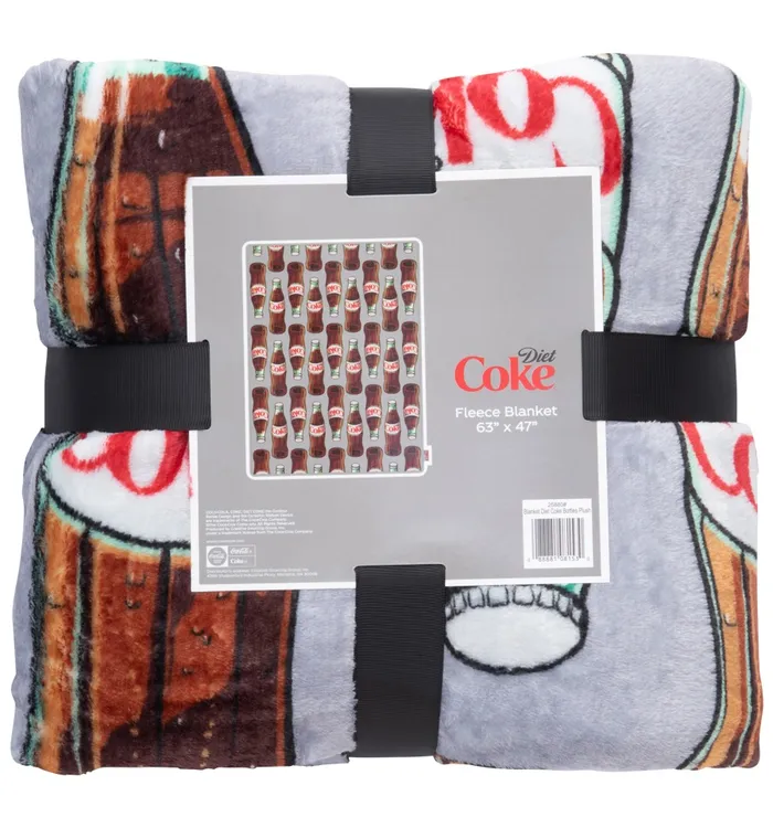 Diet Coke Bottles Plush Blanket