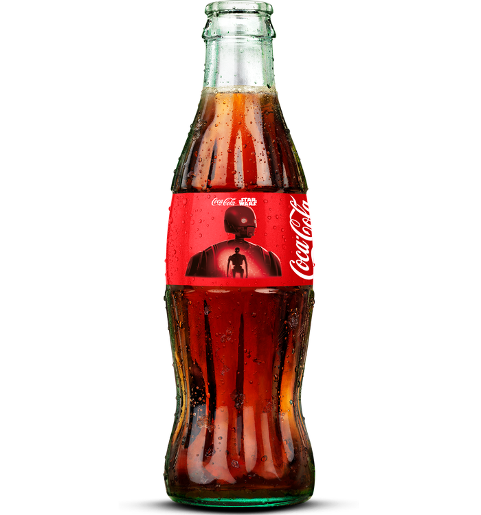 Coca-Cola Original Taste X Star Wars K2SO Collectible Bottle