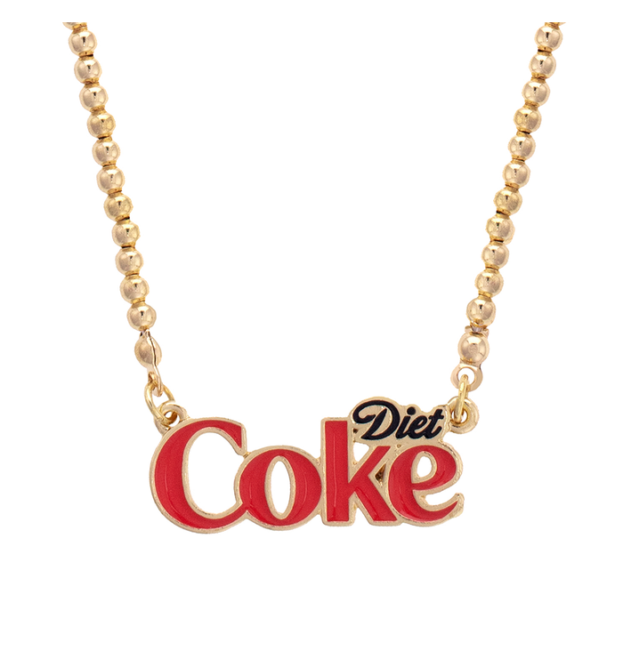 Diet Coke Gold Necklace