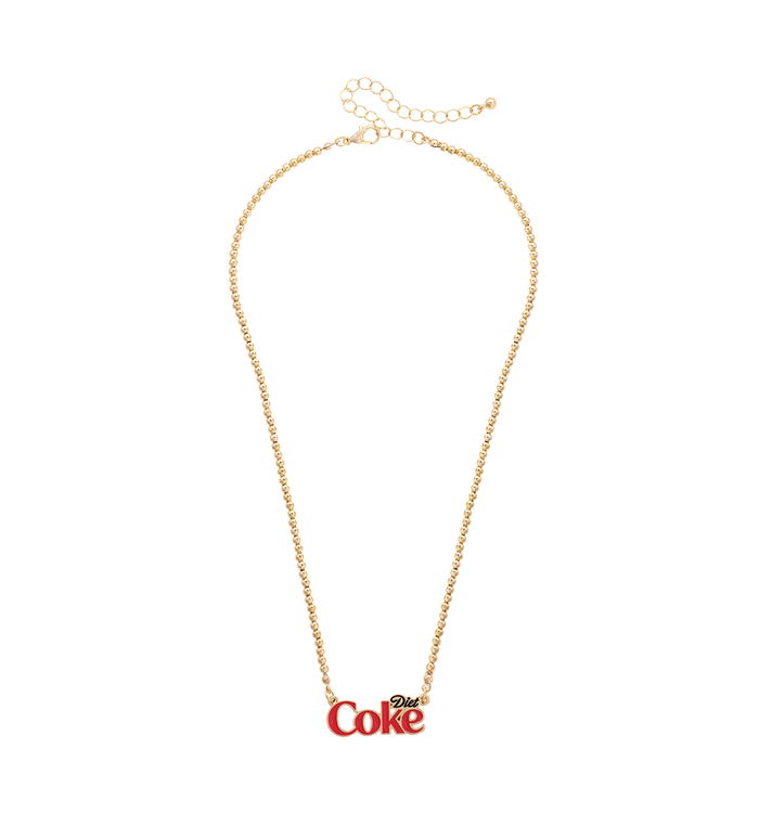 Diet Coke Gold Necklace