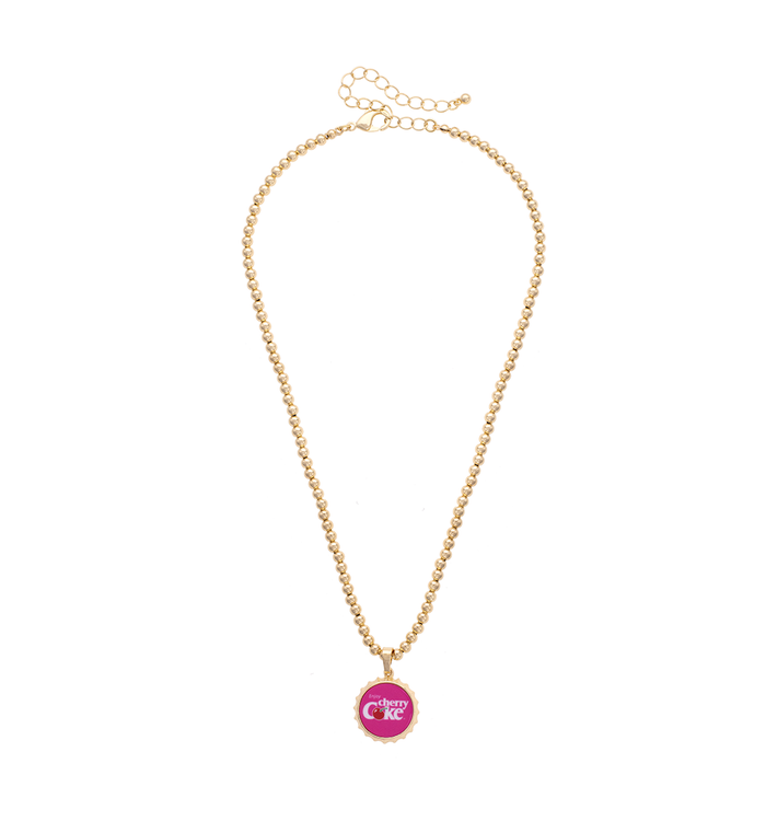Cherry Coke Cap Necklace