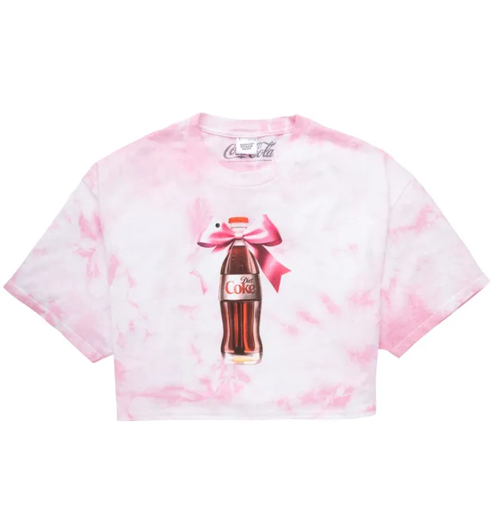 Diet Coke Bow Cropped Tee