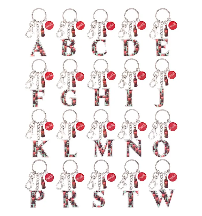 Coca-Cola Initial Icons Keychain